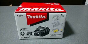 新品・未開封・純正品・マキタバッテリー・6.0Ah・18V・BL1860B