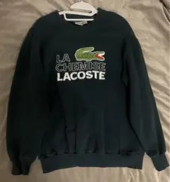 CHEMISE LACOSTE シュミーズラコステ長袖スウェット ネイビー