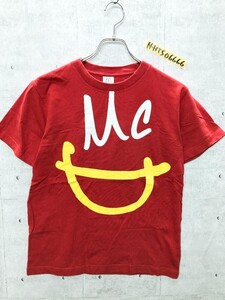 美品！レア！マクドナルド マック スマイルプリント 半袖Tシャツ