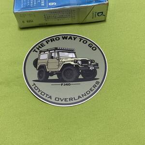 Toyota Overlanders ★FJ40★ステッカー トヨタオーバーランダーズ ランクル ハイラックス fjクルーザー rav4