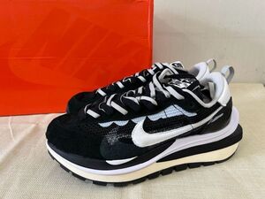 NIKE VAPORWAFFLE/SACAI 28cm ナイキ サカイ ヴェイパーワッフル ブラック/サミットホワイト CV1363-001 箱付き