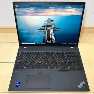 Lenovo ThinkPad P16s Gen1 Core i7-1270P 2.2GHz メモリ32GB SSD 512GB NVIDIA T550 Windows10 1円 ノートパソコン ジャンク