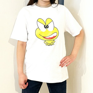 ど根性ガエル ピョン吉ツヨキ Tシャツ(ホワイト) LLサイズ アパレル