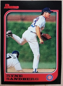 ★RYNE SANDBERG BOWMAN 1997 #22 MLB メジャーリーグ ライン サンドバーグ CHICAGO CUBS シカゴ カブス HOF