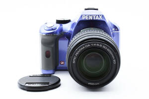 ★美品★シャッター回数：4670回★ペンタックス PENTAX K-X パープル + SMC PENTAX DA 50-200mm F4-5.6 ED ★ LL550#1699