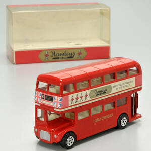 ロンドンバス ★ LONDON TRANSPORT　Hamleys　2階建バス　ダイキャスト　ミニカー　クラシック　コーギー