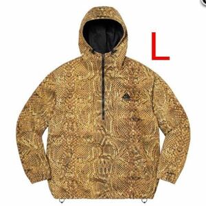 【新品】Lサイズ 22FW Supreme Nike ACG Denim Pullover Gold Snakeskinシュプリーム ナイキ プルオーバー ゴールド スネーク