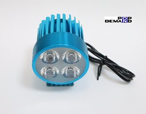 ◆即日発送◆汎用 青 4連 LED フォグランプ 車外灯 DT200R DT200WR DT250 TDR250 TT250R TT250R Raid