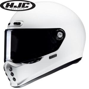 HJC ヘルメット HJH248 V10 ソリッド カラー:WHITE サイズ:XL