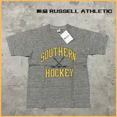 新品 ラッセルアスレチック Tシャツ 半袖 デカロゴ Southern ホッケー