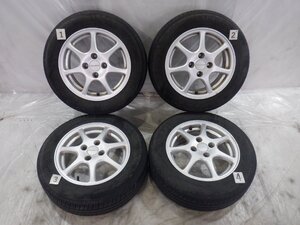 ☆山あり フィット☆Modulo モデューロ☆ 4H 100 5.5J +45 14インチ ホンダ純正OP アルミホイール タイヤ 175/65R14 MARQUIS 4本