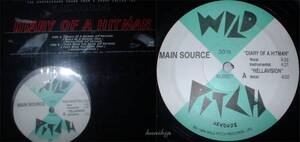 Main Source Diary of a hitman 12inch Mary Joy / Wild Pitch 1994 日本限定盤