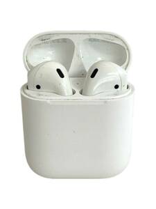 Apple (アップル) AirPods エアポッズ 第1世代 Bluetooth ワイヤレス イヤホン MMEF2J/A ホワイト 家電/004