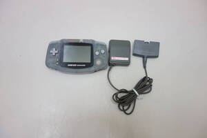 ★☆任天堂 GAME BOY ADVANCE ゲームボーイアドバンス AGB-001 ミルキーブルー　AGB-008 電源接続ユニット付 現状渡し☆★