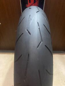 中古MCタイヤ 2022年製造 PIRELLI DIABLO ROSSO CORSA 120/70ZR17 ピレリ ディアブロ ロッソ コルサ 120 70 17 0222 K5644