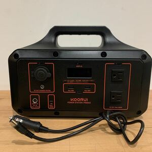 即決！ 小型軽量！ポータブル電源 KOORUI P500AS 510WH/138000mAh AC800W（瞬間1600W）