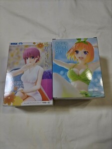 ★新品未開封★映画　五等分の花嫁　アクアフロートガールズ　フィギュア　中野四葉　ちょこのせプレミアムフィギュア　中野一花