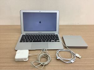 ◯営HM176-A8T60【埼玉県】Apple MacBook Ari A1465+ Apple USB SuperDrive MD564ZM/Aセット売り 充電器有 初期化済 ※説明欄注意書有