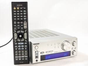 動作確認済●ONKYO INTEC205 AVセンター 35W×3ch SA-907FX(S) シルバー●リモコン付