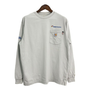 Carhartt カーハート 長袖Ｔシャツ ワーク グレー (メンズ L) 中古 古着 R4063