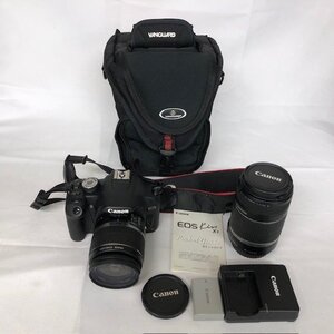 【中古品B】Canon デジタル一眼レフカメラ EOS Kiss X3 ダブルズームキット EFS 18-55mm F3.5-5.6 IS/EF-S 55-200mm F4-5.6 IS (063109）