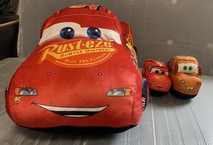 大きい　カーズ　約50cm PIXAR カーズ　ぬいぐるみ　メーター　ライトニング マックィーン　SEGA 新品　タグ付き　3個セット