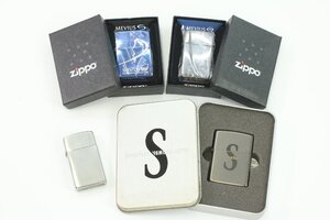 【4点】 ZIPPO ジッポー ライター オイルライター セブンスター メビウス 喫煙具 喫煙グッズ 火花OK 3563-B