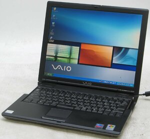 SONY VAIO VGN-B90PS PCG-5B1N ■ PentiumM-725/DVDROM/14.1インチ/希少OS/動作確認済/WindowsXP ノートパソコン #1