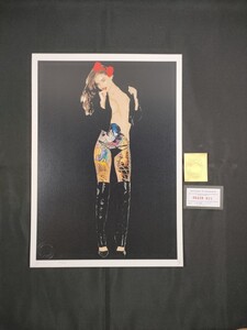 DEATH NYC 【AB22】 アートポスター 現代アート ポップアート 世界限定100枚 ミランダカー 浮世絵 バンクシー サムライ 武士 刺青 和彫り