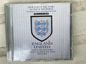 送料無料England united on top of the world 98W杯イングランド応援CD echo and the bunnymen ocean colour scene spice girls