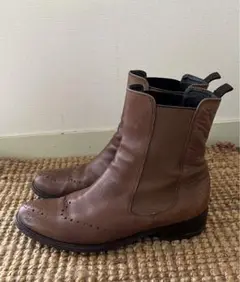 オルゴー購入　leather boots vintage