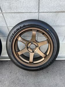 【中古】RAYS TE37 SONIC RE71R RE71RS