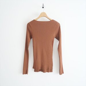 2024 / Ron Herman別注 ロンハーマン / AURALEE オーラリー / Giza Boat Neck Pullover ニット 0 / A24SB01RH / 2408-0747