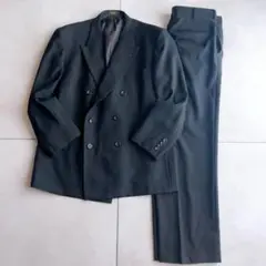 savile row 喪服　礼服　ダブルジャケット　黒