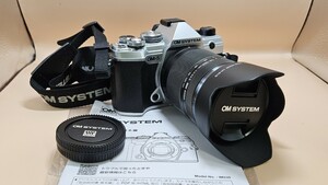 管理番号M-005 美品 OM SYSTEM オーエムシステム OM-5 ミラーレス一眼カメラ M.ZUIKO 14-150mm レンズ 