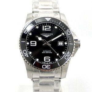 【正規品 メーカー保証5年付】LONGINES ロンジン ハイドロコンクエスト 腕時計 自動巻 41mm 30ATM L3.781.4.56.6 ブラック