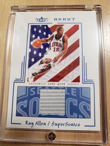 レア 2003 -04 Fleer Avant RAY ALLEN USA Jersey / レイ アレン Olympic (2x NBA Champions) NIKE JORDAN