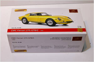 CMC M-240 1:18 フェラーリ (Ferrari) 275 GTB/C イエロー 1966　（管理番号：R0118）