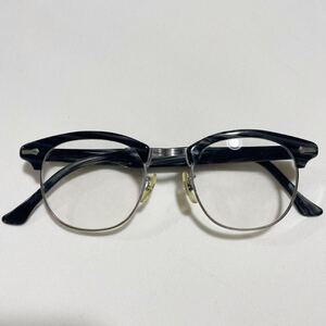 60s SHURON シュロン RONSIR 48 ブローライン ブロー メガネ サーモント ビンテージ サングラス 眼鏡 古着 ヴィンテージ マルコムX