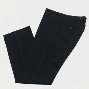 【送料360円】RALPH LAUREN ラルフローレン サイドラインスラックス ウールパンツ 女性用 レディース サイズ9 ブラック H-157