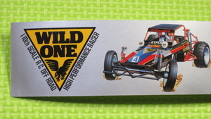 ラジコンステッカー_1枚_1980年代_WILD ONE_ワイルド ワン_gk