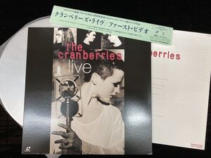 即決 送料無料 LD the cranberries クランベリーズ live レーザーディスク