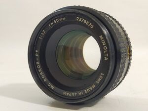 ★実用美品★ミノルタ MINOLTA MC ROKKOR-PF 50mm F1.7 #1030