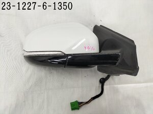 ★キレイ目!! DBA-MB4164T ボルボ V40 T4 SE　純正　運転席側　右　ドアミラー サイドミラー　12ピン　614 ホワイト 白★