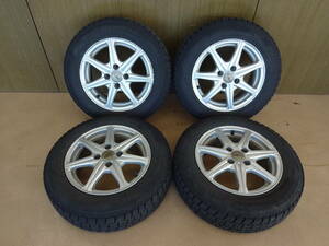 ★☆［76］【中古品】165/70R14　14インチ　スタッドレス　4本セット　4H　PCD100　5.5J　ANH10　KSP130　アクア　ヴィッツ等に☆★