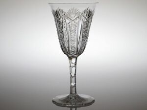 バカラ グラス ● コンデ ワイン グラス 最高級モデル 多様カット 17cm Conde