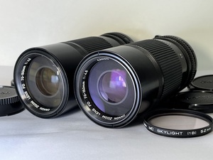 ★極上美品★ キヤノン CANON NEW FD 70-150mm F4.5 ★2本まとめ★　#1101-10