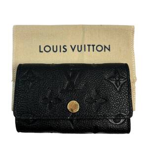 1487　LOUIS VUITTON ルイヴィトン　6連キーケース　ミュルティクレ6　ノワール　ブラック M64421