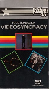 【VHS】TODD RUNDGREN / VIDEOSYNCRACY（輸入盤VHS）