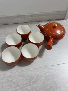 急須 湯呑 茶器 常滑焼 朱泥